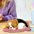 thumbnail image 2 of CanGonggg Funny Toys Dog Sleeping In The Mattress Doll Toy Mini Dog In Shoe With Meows Sounds Sleeping Cute Kitty Toys For Kids Boys Girls Kids Pillow Blue S Clues Toothless Tiana, 2 of 4