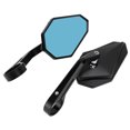 thumbnail image 4 of Espejo retrovisor Bling Bling para manillar de motocicleta plano azul antideslumbrante, 4 of 12