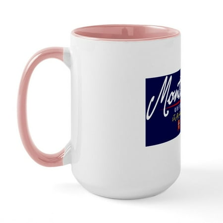 

CafePress - Montreal Script Magnet Large Mug - 15 oz Ceramic Large Mug