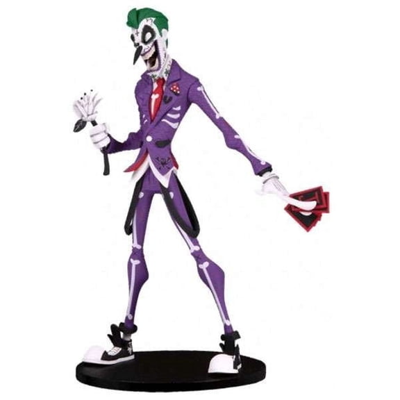DC Artist Alley The Joker PVC Collector Statue (Hainau Nooligan Saulque, Day of the Dead Variant)