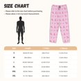 thumbnail image 4 of Lsque Breast Cancer Awareness 1 Print Women's Pajama Pants, Lounge Pant - Comfortable Home Wear,Elastic Waistband, Stylish Design-Large, 4 of 9