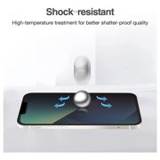 Xpression Screen Protector for Apple iPhone 14 (6.1) Privacy Screen Protector Anti Spy 9H Dark Tempered Glass Screen Film Guard Case Friendly - Black