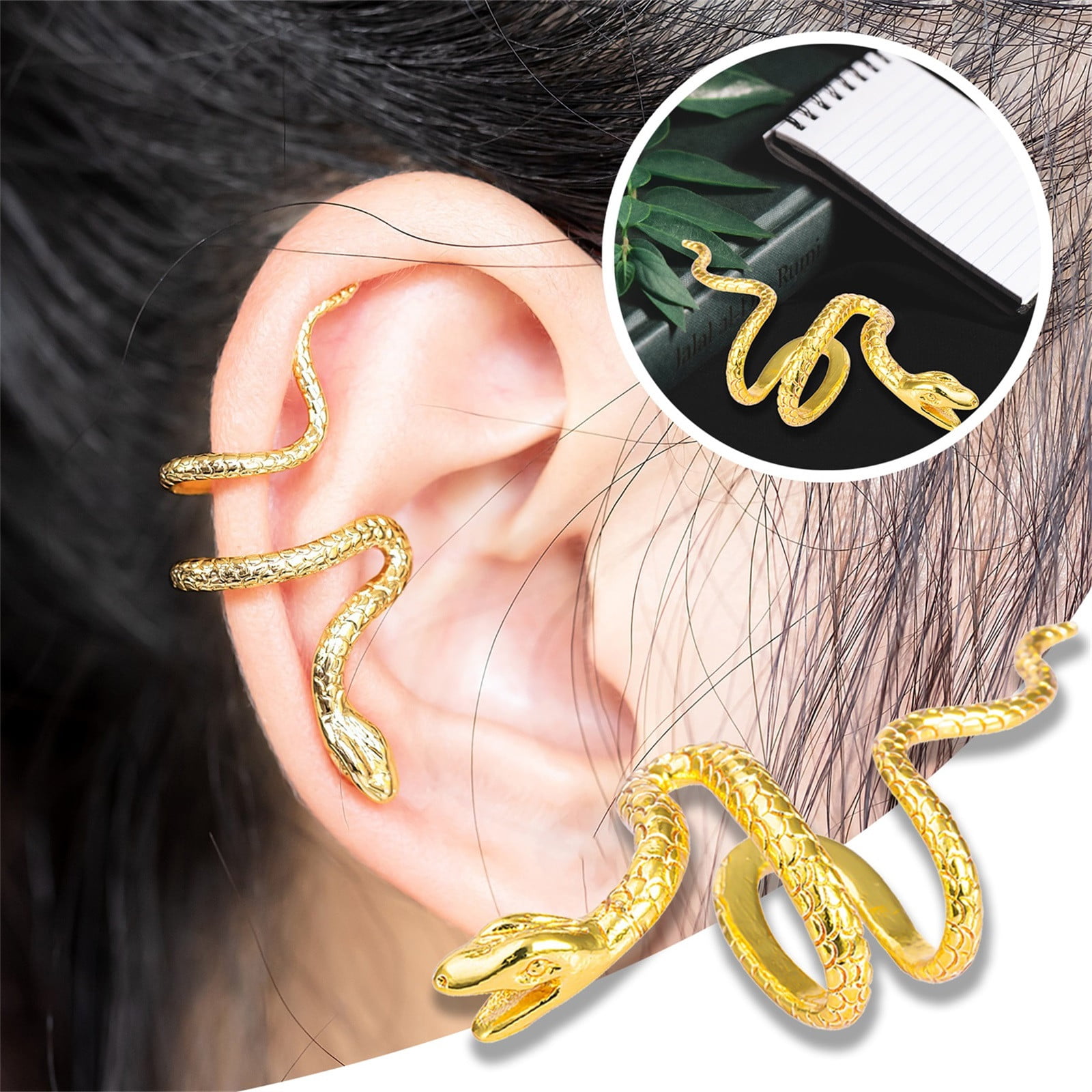 Tiny Double Hoop Twist Earrings / 11 MM Gold Plated Piercing Earrings –  QCustom Jewelry