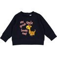 thumbnail image 2 of Inktastic My Great Uncle Loves Me Cute Giraffe Baby Sweatshirt, 2 of 4