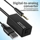 thumbnail image 2 of Convertidor de Audio Digital una AnalóGico de 192 KHz, DAC Toslink óPtico Digital una Adaptador de Cable de Audio AnalóGico de 3,5 Mm Jack, 2 of 5