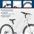 thumbnail image 5 of Univega - 700C USA Voyage 1.0 Adult Bicycle, Small Frame, White, 5 of 8