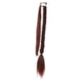 thumbnail image 3 of Extensión larga, extensiones de cabello suave de fibra sintética de alta temperatura recta de bricolaje de cabello, Marron oscuro Fernando Extensión de cola de caballo, 3 of 8