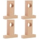 thumbnail image 4 of 4 soportes de madera para barra de cortina, soportes en forma de T para barra de armario, soporte multifuncional para barra de cortina, perchero resistente y enchufes., 4 of 6