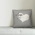 thumbnail image 3 of Creative Products To the moon and back reversible 18x18 Spun Poly Pillow, 3 of 3