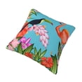 thumbnail image 2 of Rateoe Tropical Jungle Flamingo Pattern Throw Pillow Cover Premium Pillow Stuffer Sham Square for Decorative Cushion Bed Couch Sofa(Pillow insert not included), 2 of 8