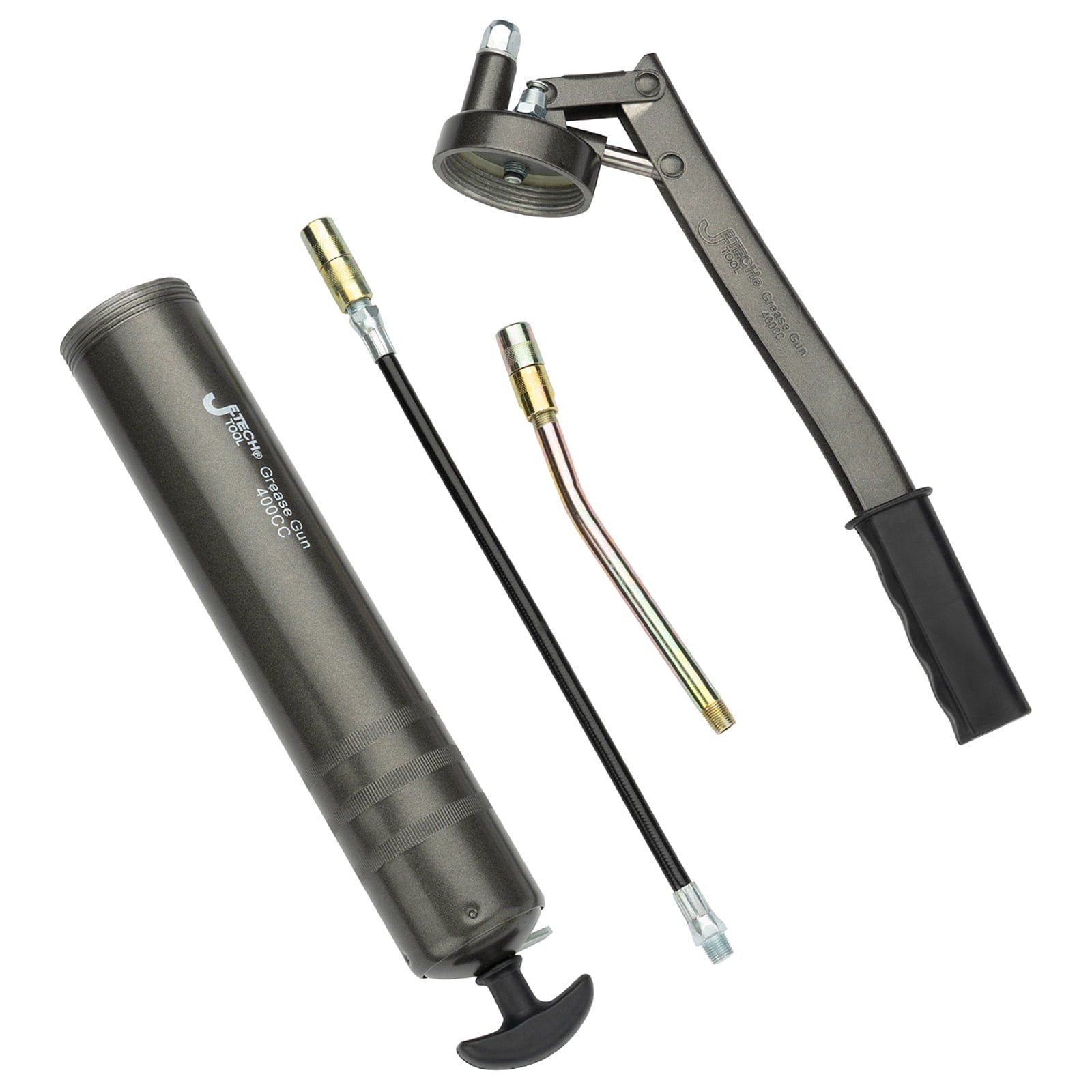 Jetech Lever-Action Grease Gun 4500 PSI Working Pressure, 14oz Cartridge Loading