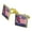 Gold, variant on Patriotic Red White And Blue American Bald Eagle Over USA Flag Square Cufflink Set - Silver or Gold