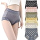 thumbnail image 1 of Women's French Ice Silk Lace Belly Panties High Waisted Ladies Briefs Sexy Underwear For Women 6-pack, 1 of 5