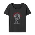 thumbnail image 1 of Camiseta básica para mujer, ropa de calle, cuello redondo, para vacaciones, calle XL, 1 of 7