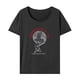 thumbnail image 1 of Camiseta para mujer básica camiseta traje trajes cuello redondo camisa para viaje de vacaciones M, 1 of 7