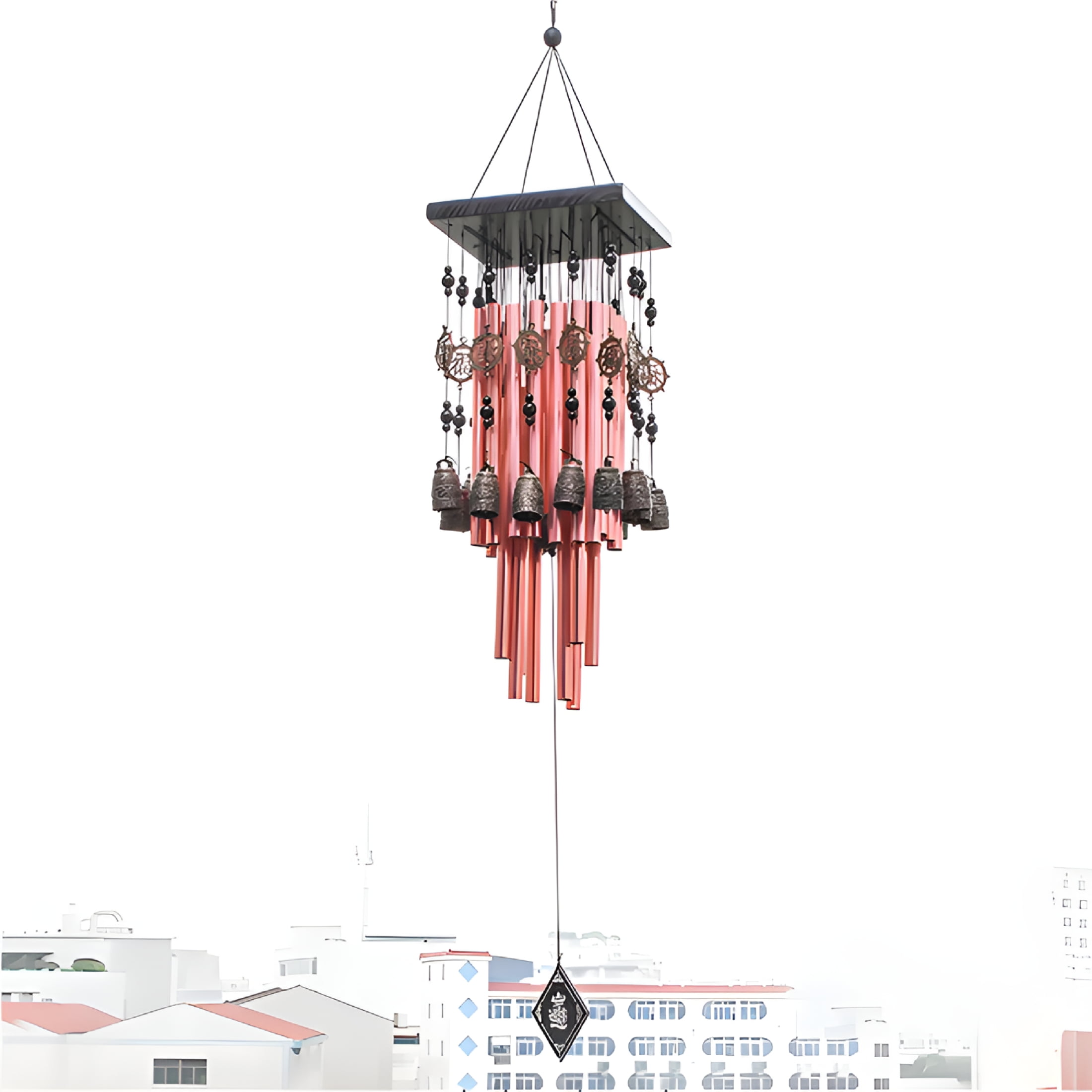 Hibibud Wind Chimes, Elegant Wind Chimes for Outside, Unique Wind Chime for Home Décor, Thoughtful Sympathy Wind Chimes for Remembrance