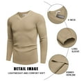 thumbnail image 5 of COOFANDY Men V Neck Dress Sweater Knit Long Sleeve Casual Slim Fit Pullover Sweater, 5 of 11