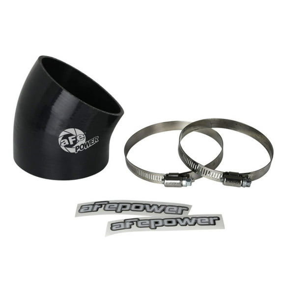 aFe Power Magnum FORCE Cold Air Intake System Spare Parts Kit (3-1/2 IN ID x 30 Deg.) Elbow Coupler - Black 59-00122