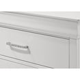 thumbnail image 4 of Newboti Furniture 1pc Modern Glam Style Two Drawers Nightstand Solid Wood Crystal-Like Diamond Tufted Texture Finish Bedroom Furniture White BN.0232, 4 of 6