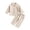 Beige, variant on CCRFTGI Cotton Linen Set for Kids Boys Fall Clothes Button-Down Long Tops elastic Cotton Casual Long Pants Cotton Linen Set Kids Beach Clothes Set Beige 1-2 Years