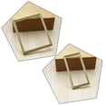 thumbnail image 4 of Weiweiguan 2pcs Mini Photo Frame Crafts Simulation Picture Frame Mini House Decoration Mini House Supplies, 4 of 6