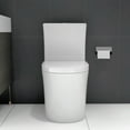 thumbnail image 2 of Dasun Small Compact One Piece Toilet Dual Flush,23 inch Short Depth for Tiny Bathroom,White, 2 of 5
