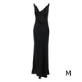 thumbnail image 5 of Minnieouse Vestido dividido con escote en V para mujer, vestidos sexis ajustados sin mangas de verano de Color sólido, ropa informal de algodón hasta el conjuntos de ropa METRO Minnieouse AP012247-02, 5 of 5