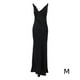 thumbnail image 4 of Sonducket Vestido dividido con escote en V para mujer, vestidos sexis ajustados sin mangas de verano de Color sólido, ropa informal de algodón hasta el conjuntos de ropa METRO Sonducket AP012247-02, 4 of 5