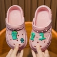 thumbnail image 4 of YUKTOPA Kids Boys Girls Cute Cartoon Clogs Shoes Lightweight Non Slip Garden Shoes Water Shower Beach Pool Slides Sandals, 4 of 12