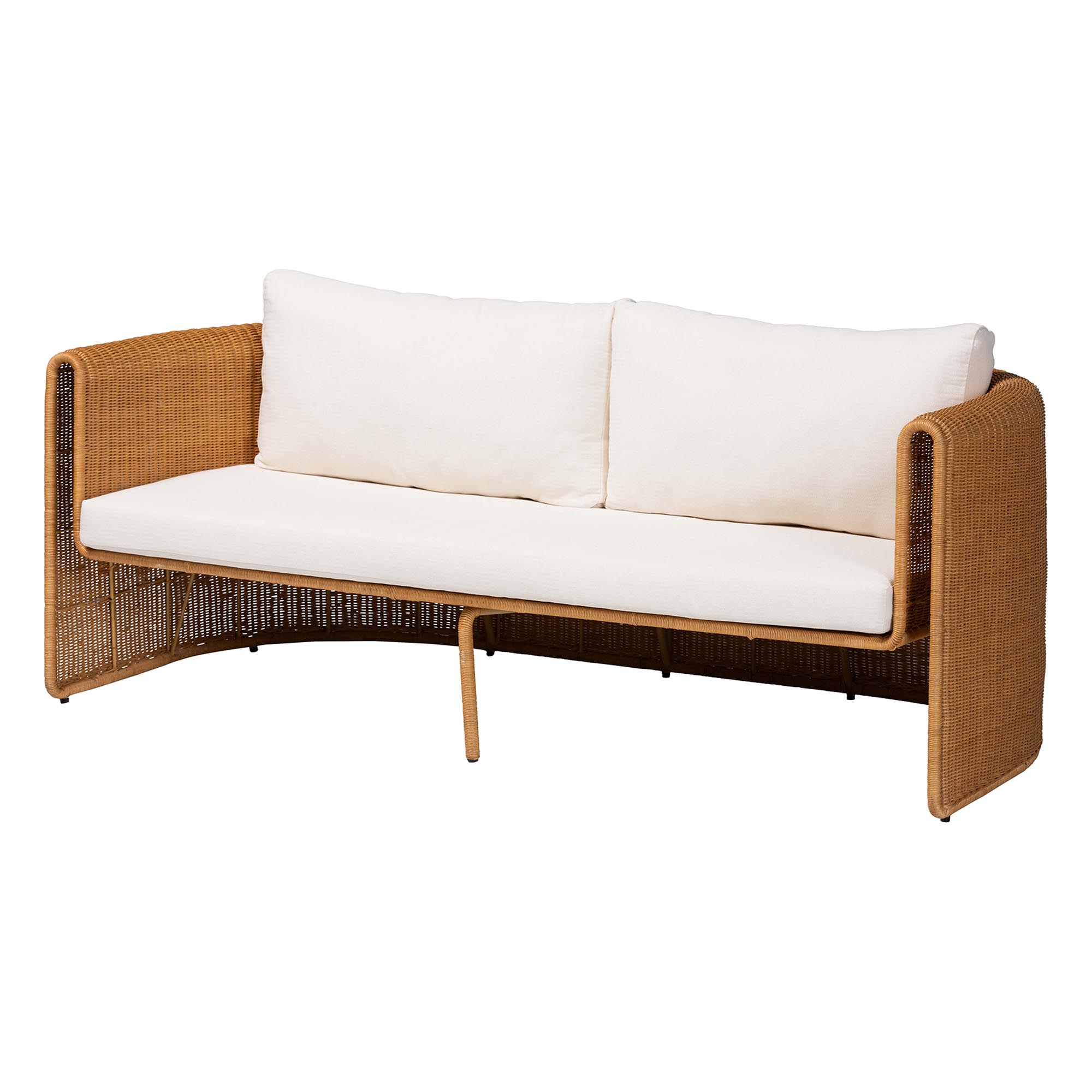 bali & pari Carina Boho Living Room Set, 3-Piece, Light Honey