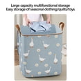 thumbnail image 6 of Qocolhg Storage Bags Large Blanket Clothes Organization and Storage Containers for Bedding, Comforters, Foldable Organizer with Reinforced Handle, Sturdy Zippers, 6 of 9
