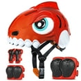 thumbnail image 6 of FUNWICT Kids Bike Helmet Boys Girls Bicycle Helmet for Kids 3-5-8 Breathable Adjustable Lightweight Kids Helmet and Pads Set for Cycling Skating Scooter Skateboard, 6 of 8