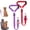 Red+Purple, variant on 2 Pack Dog Car Seat Belt, 2026 New Adjustable Car Headrest Restrain Nylon Pet Safety Leash, 2 in 1 Durable Car Harness for Dogs (A)
