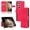 Rose, variant on TECH CIRCLE Galaxy Fold 5 5G Wallet Case, PU Leather Wallet Flip Card Slots Cover Money Pocket Magnetic Closure Stand Kickstand Folio Phone Protective Case for Samsung Fold 5 7.6" 5G, Rose