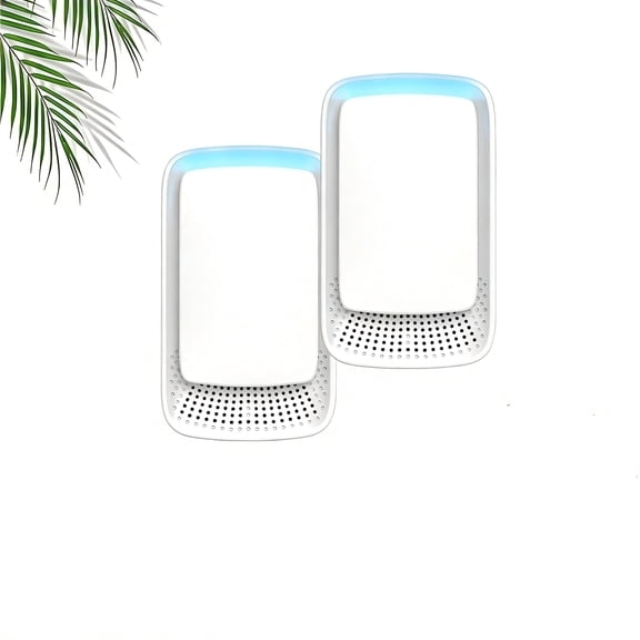 Revolutionary Air Purifier - Ionic Plug In Type, Removes Odors and Air Pollutants, Ultra-Quiet, Fits Bedrooms, Toilets, Closets, Pet Room(2PCS)