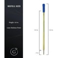 thumbnail image 4 of Garland Universal #1 Cross Compatible Ballpoint Pen Refill, USA Made, 1.0mm Medium Point, Smooth Writing, 5 Pack (Blue), 4 of 7