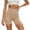 Khaki, variant on Utoimkio Women's High Waist Biker Shorts,Tummy Control Workout Yoga Shorts