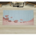 thumbnail image 1 of Love Decorative Rug, Valentines Day Romance Art with Hearts Stars Wedding Happiness Theme, Quality Carpet for Bedroom Dorm and Living Room, 6 Sizes, Pale Blue, by Ambesonne, 1 of 1