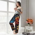 thumbnail image 5 of Salouo World Map Of Digital Circuits Print Women's Pajama Pants Casual Loose Sweatpants PJs Flowy Pants Drawstring Palazzo for Women Wide Leg Pants Lounge Pajama -XX-Large, 5 of 8