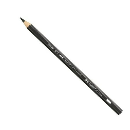 - FABER-CASTELL USA 117808 WATER SOLUBLE PENCIL GRAPHITE AQUARELLE 8B