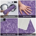 thumbnail image 3 of Rateoe Lavender Flowers Pattern Flannel Door Mat Indoor Outdoor Entrance, Waterproof All-Weather Doormat,Fade Resistant, Low Profile Entryway Mat 16x24in, 3 of 7