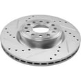 thumbnail image 6 of Detroit Axle - 14.76" inch Rear Drilled and Slotted Disc Brake Rotors Replacement for 2019-2025 Ram 1500, 6 of 7