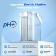 thumbnail image 3 of Waterdrop Alkaline Electric Water Filter Pitcher, Dispenser, NSF/ANSI 42, 200-Gallon, 5X Times Long-Life Countertop Water Filter System, Reduce PFOA/PFOS, Chlorine, Lead, 15-Cup, White, with 2 Filter, 3 of 9