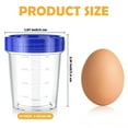 thumbnail image 3 of Luphy Food Storage 120Ml Salad Dressing Container,4 Ounce Dressing Container Leak Proof Seasoning Container With Lid Reusable Screw Lid Plastic Container, 3 of 8