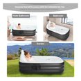 Inflatable Bathtub with Pump and Bath Pillow Headrest, Outdoor & Indoor
