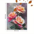 thumbnail image 3 of UXIEQU Rose Canvas Wall Art Decor 15.75x11.81 Inches, 3 of 8