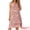 Dusty Pink, variant on DARING DIVA Women's Chiffon Sleeveless Floral Tiered Flowy Sundress S Black