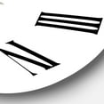 thumbnail image 3 of Designart 'Bouquet Of Pink And Purple Flowers Iii' Farmhouse Wall Clock, 3 of 5
