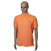 Polo Ralph Lauren Classic Fit Mesh Pony Logo Polo Shirt (XL, PeachOrange)