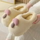 thumbnail image 5 of Zapatillas de algodón con forma de seta para padres e hijos para mujer, suela gruesa, para parejas de otoño e invierno, zapatillas de algodón antideslizantes para interiores, zapatillas peludas de dib, 5 of 5